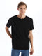 Crew Neck Short Sleeve Combed Cotton Men's T-shirt